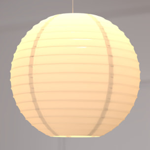 Lanterne boule papier blanc D35cm
