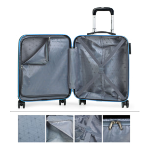 Maleta Itaca Elba Set De 2 Unidades Azul/Azul