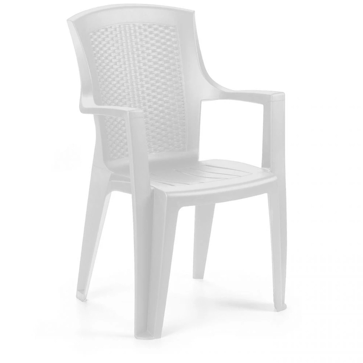 Pack 4 sillas de exterior Pacific Blanco