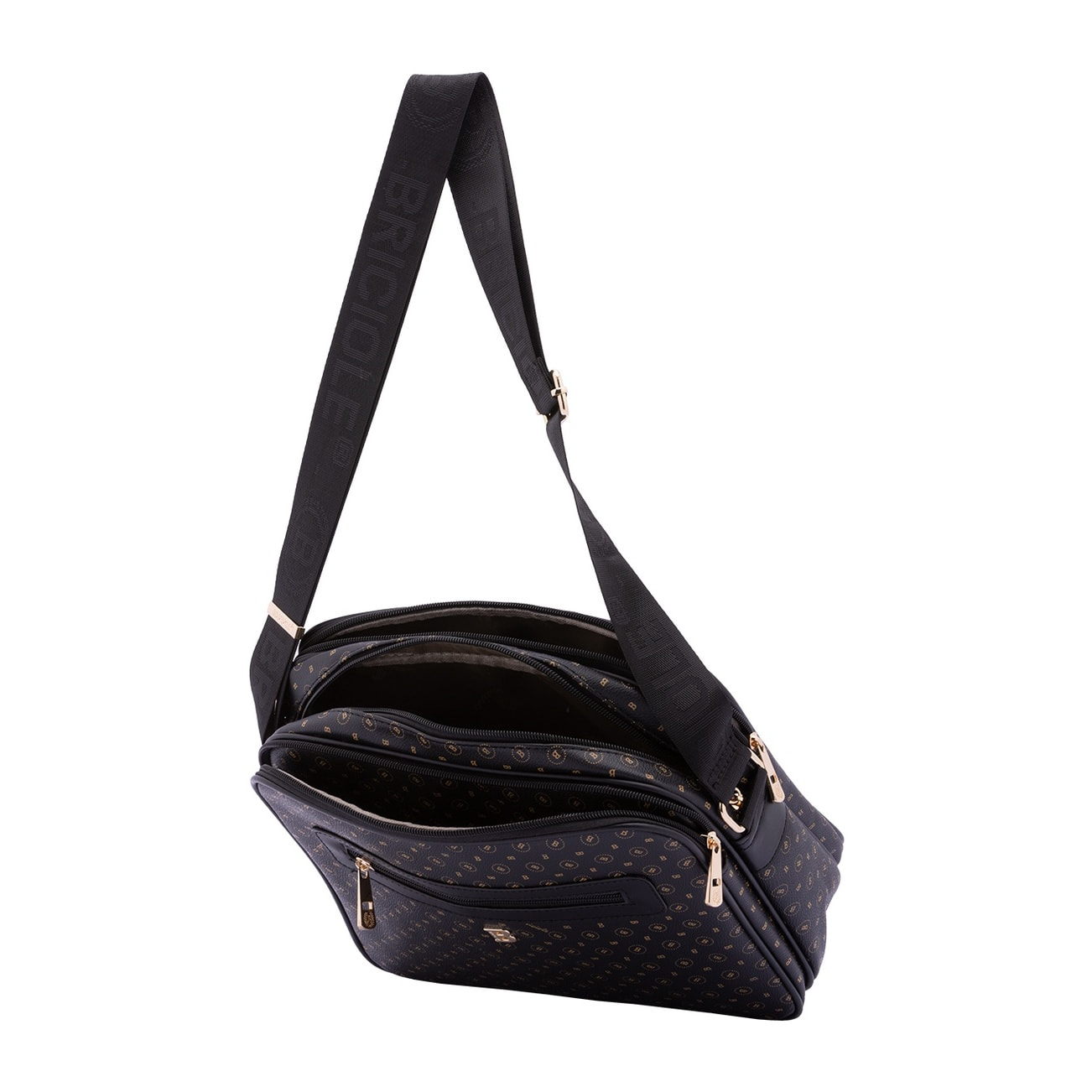 Borsa a tracolla da donna - Modello Iduna - Ecopelle e poliestere - 24.0 x 29.0 x 11.0 cm