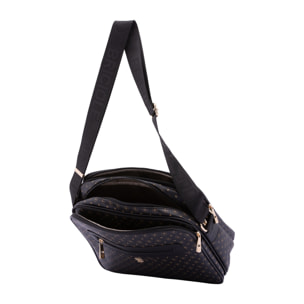 Borsa a tracolla da donna - Modello Iduna - Ecopelle e poliestere - 24.0 x 29.0 x 11.0 cm