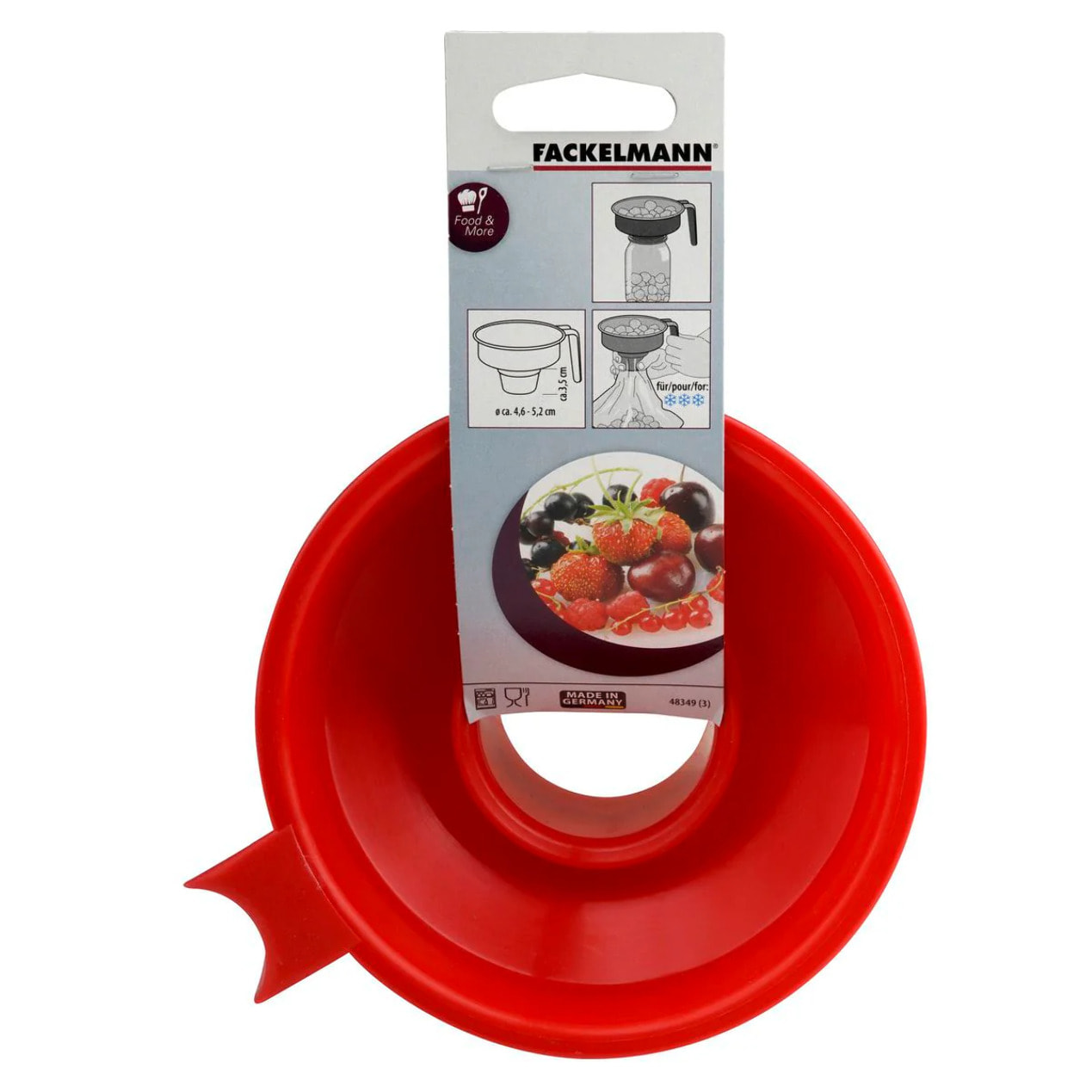 Entonnoir à confiture grande capacité 14 cm Fackelmann Colors Edition