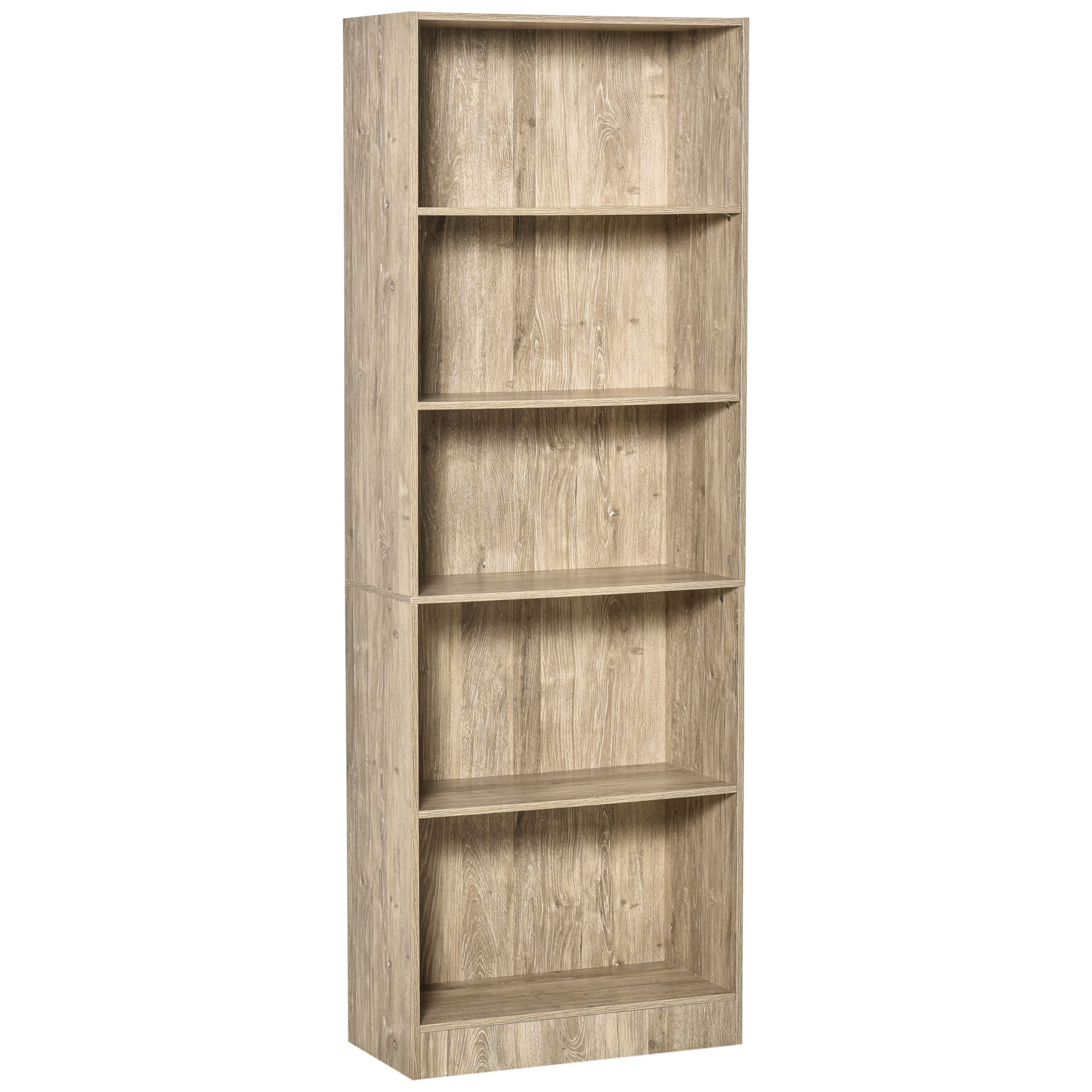 Librería Estantería para Oficina de Madera 63x29,5x176cm