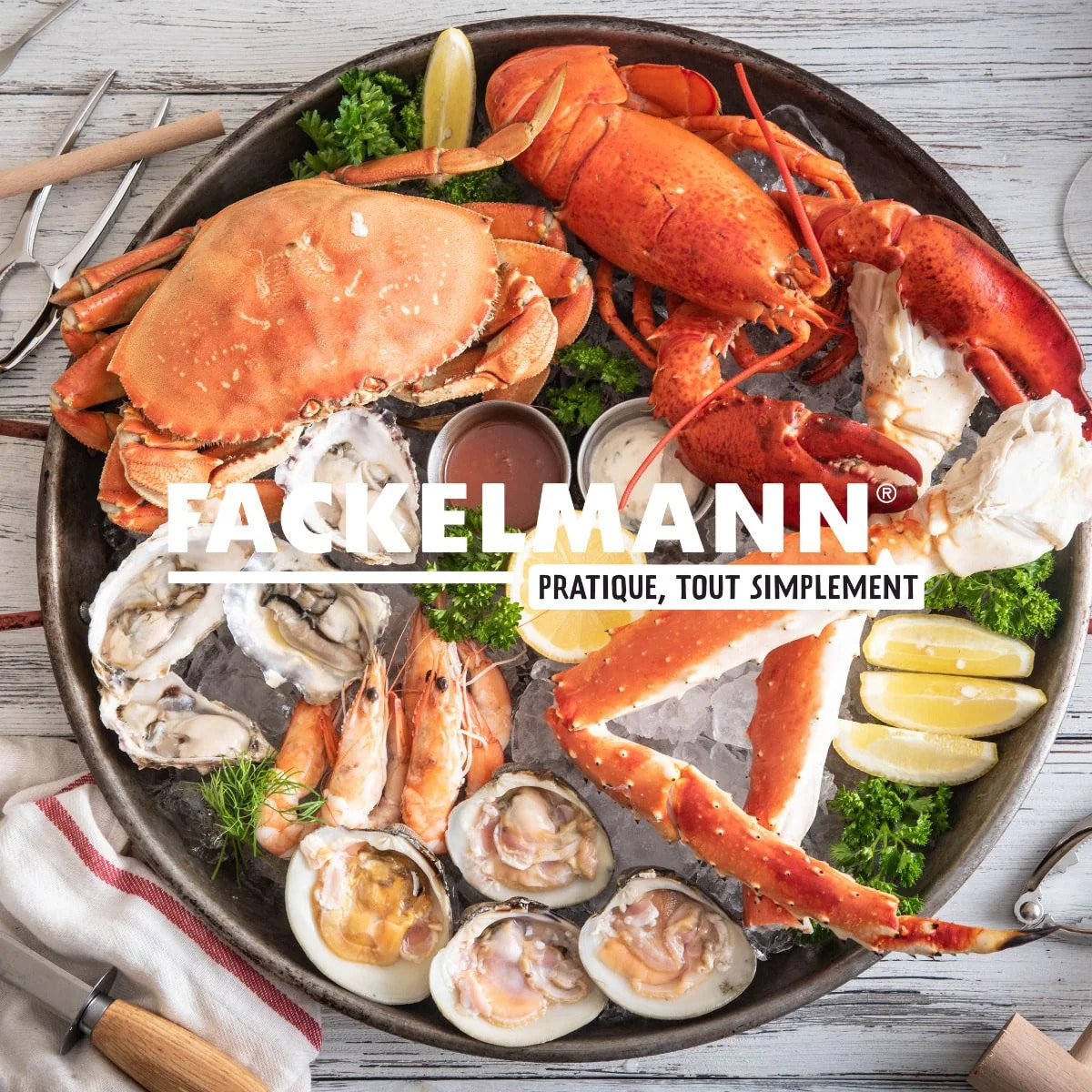 Support pour plateau de fruits de mer Fackelmann