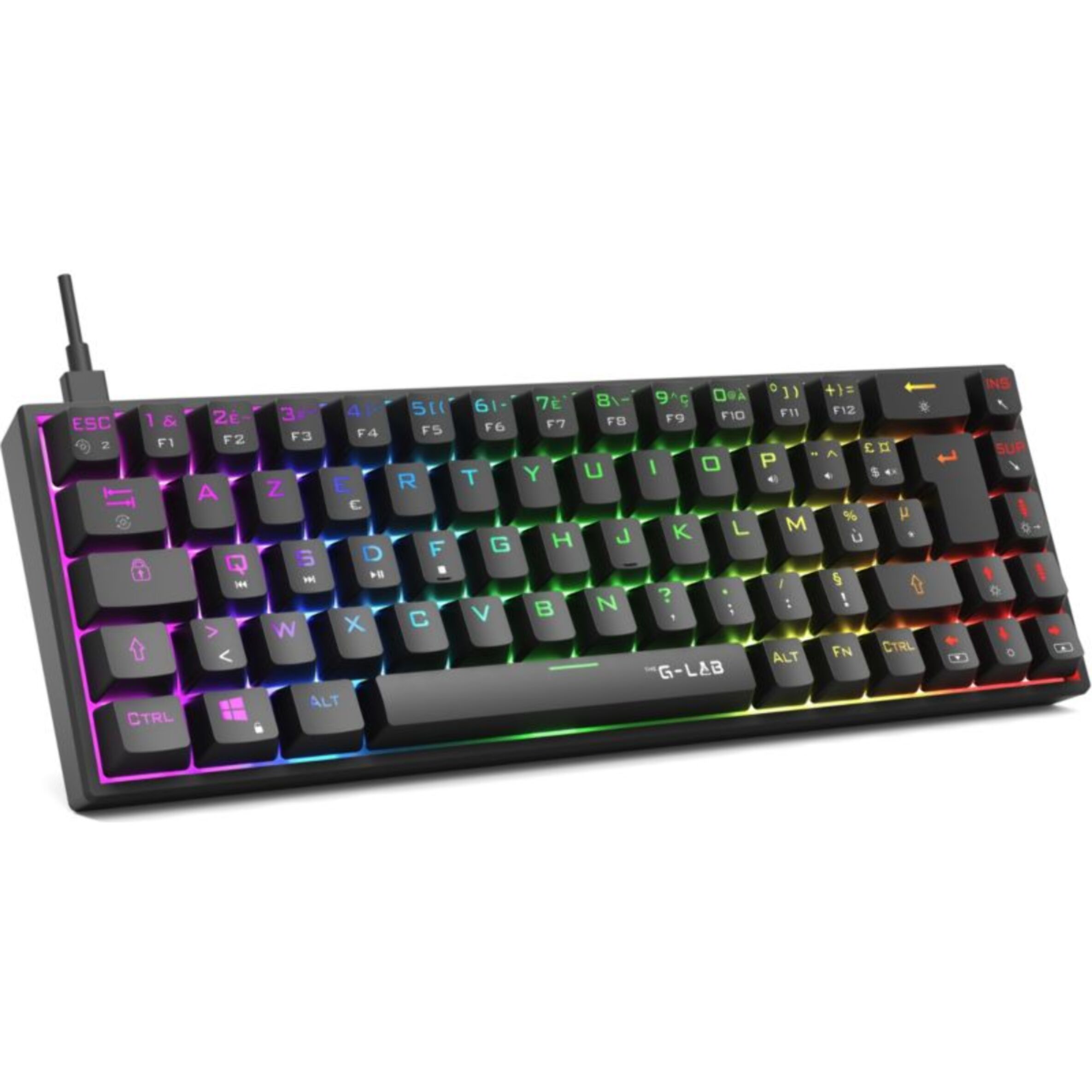 Clavier gamer THE G-LAB KEYZ TITAN B FR