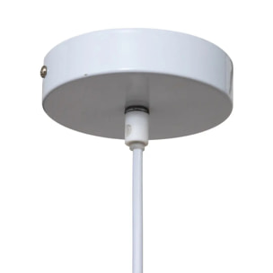 Suspension "Orane" raphia beige D78cm