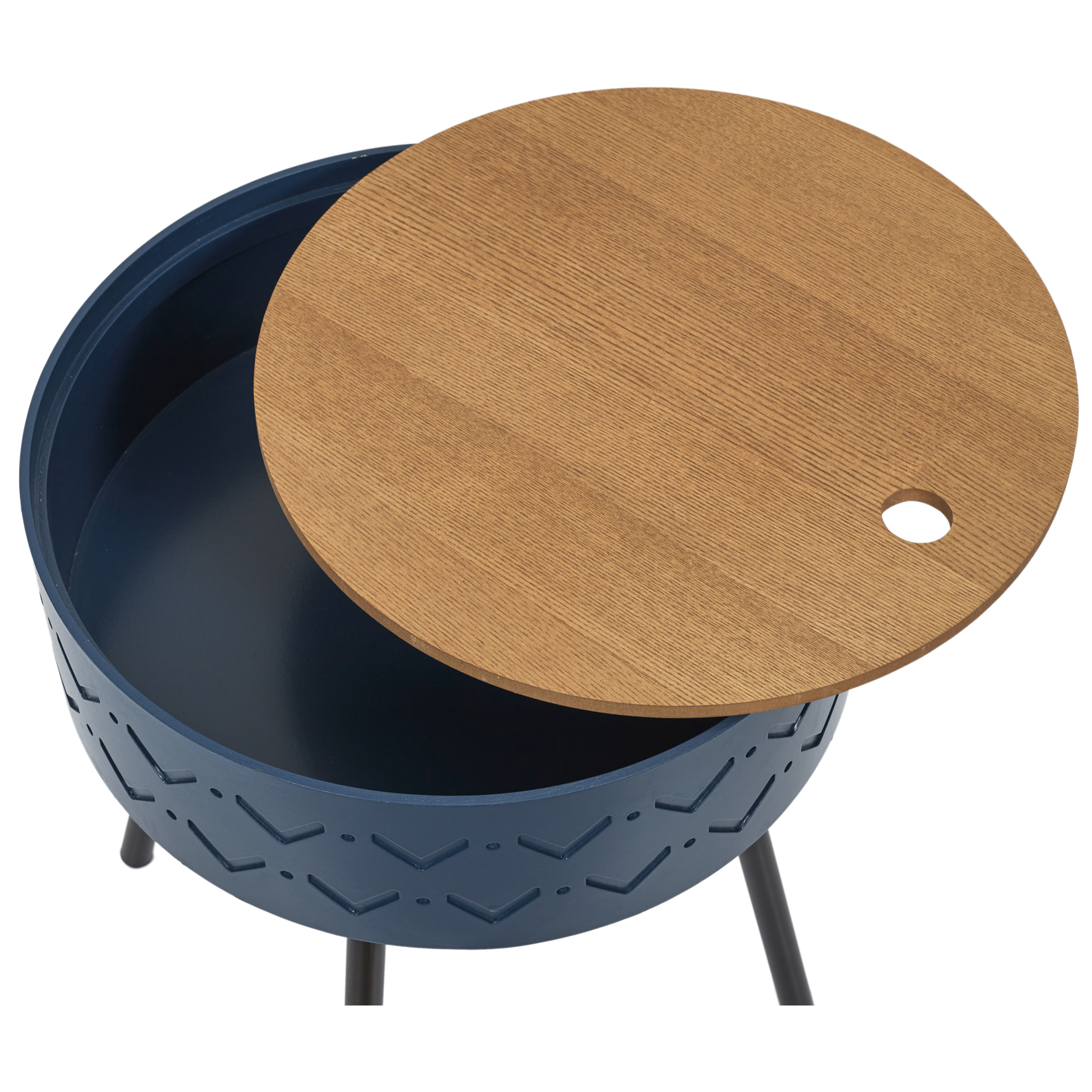 Table Coffre Eugenie Bleu Nuit