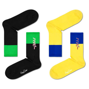 Calcetines 2-pack happy neo 3/4