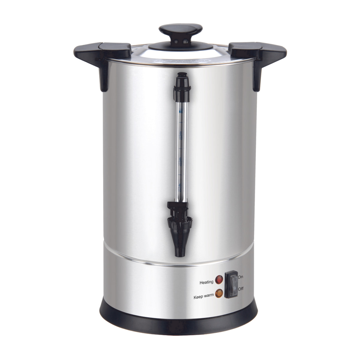 LOUIS TELLIER - Percolateur à café professionnel - Capacité 6,3 L - 50 tasses - INOX - Filtre en inox - Robinet anti-gouttes