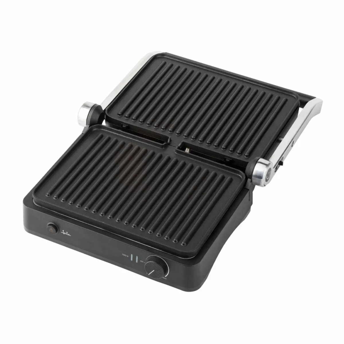 Parrilla eléctrica grill JATA JEGR1450 con placas rayadas extraíbles (29,6 x 21,8 cm) 2000 W