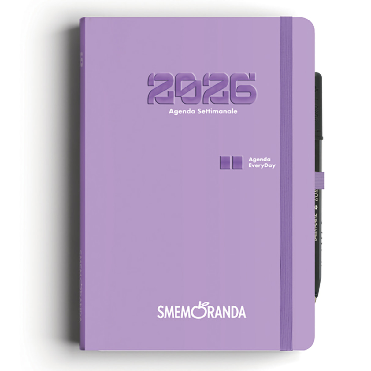 Agenda Smemoranda Everyday 2026 Settimanale 12 mesi , A5, glicine