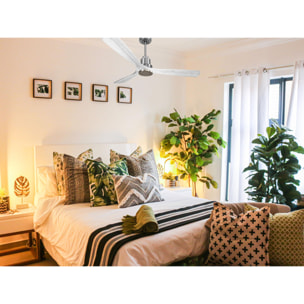 Ventilador de techo Wifi Motor DC Mando a Distancia Hypersilence Memoria MadeiraD166C0466982 PURLINE