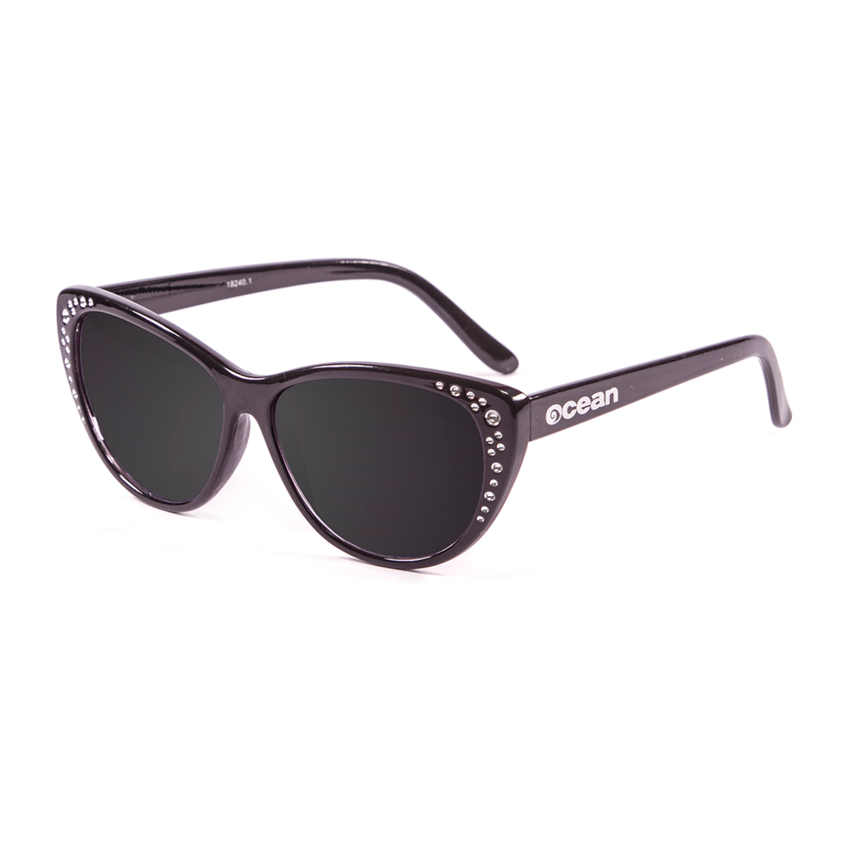 Gafas de sol OCEAN MIAMI - Negro brillante / Ahumada