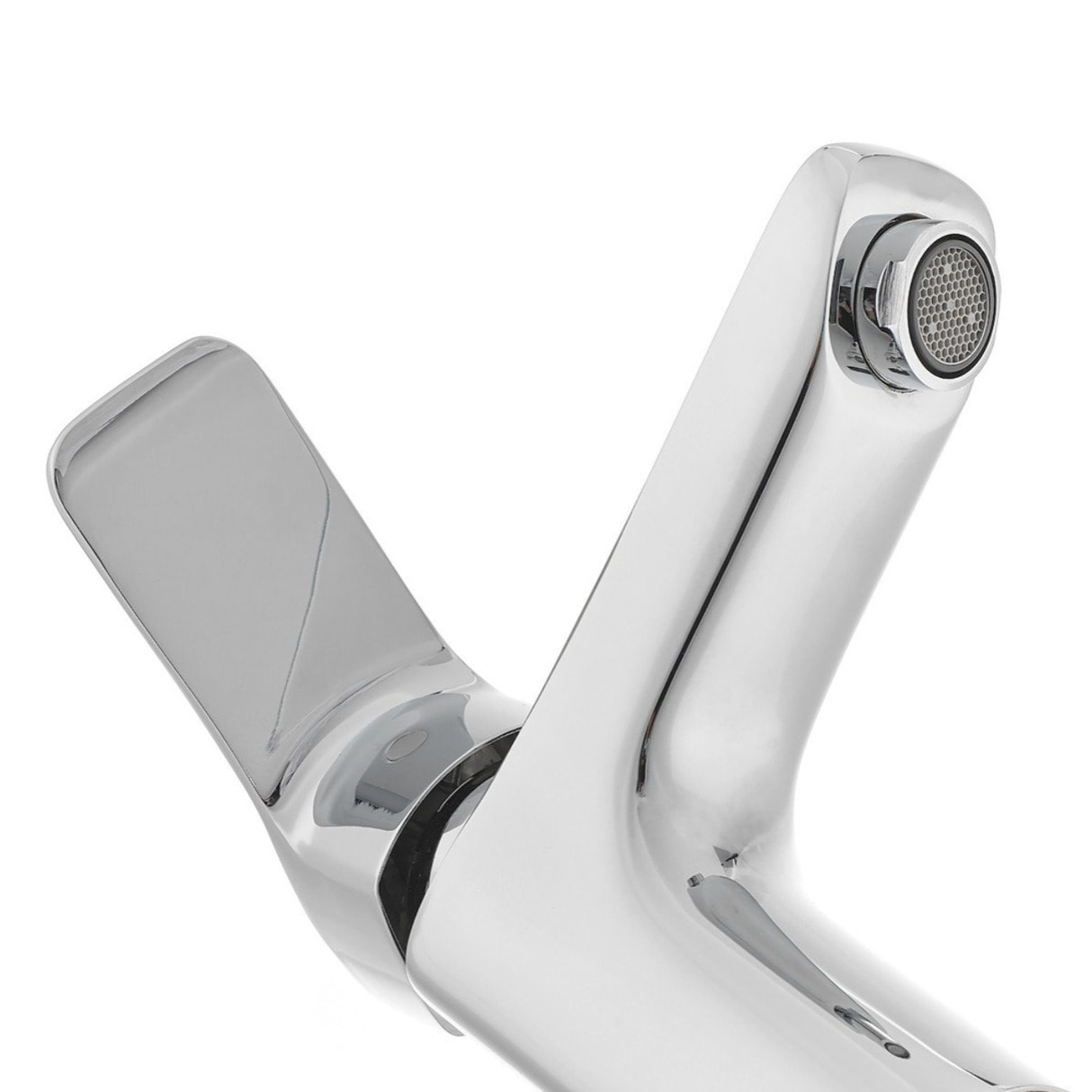 Optima Cube Way mitigeur de lavabo sur pied sans vidage, taille M, chrome (CU271M)