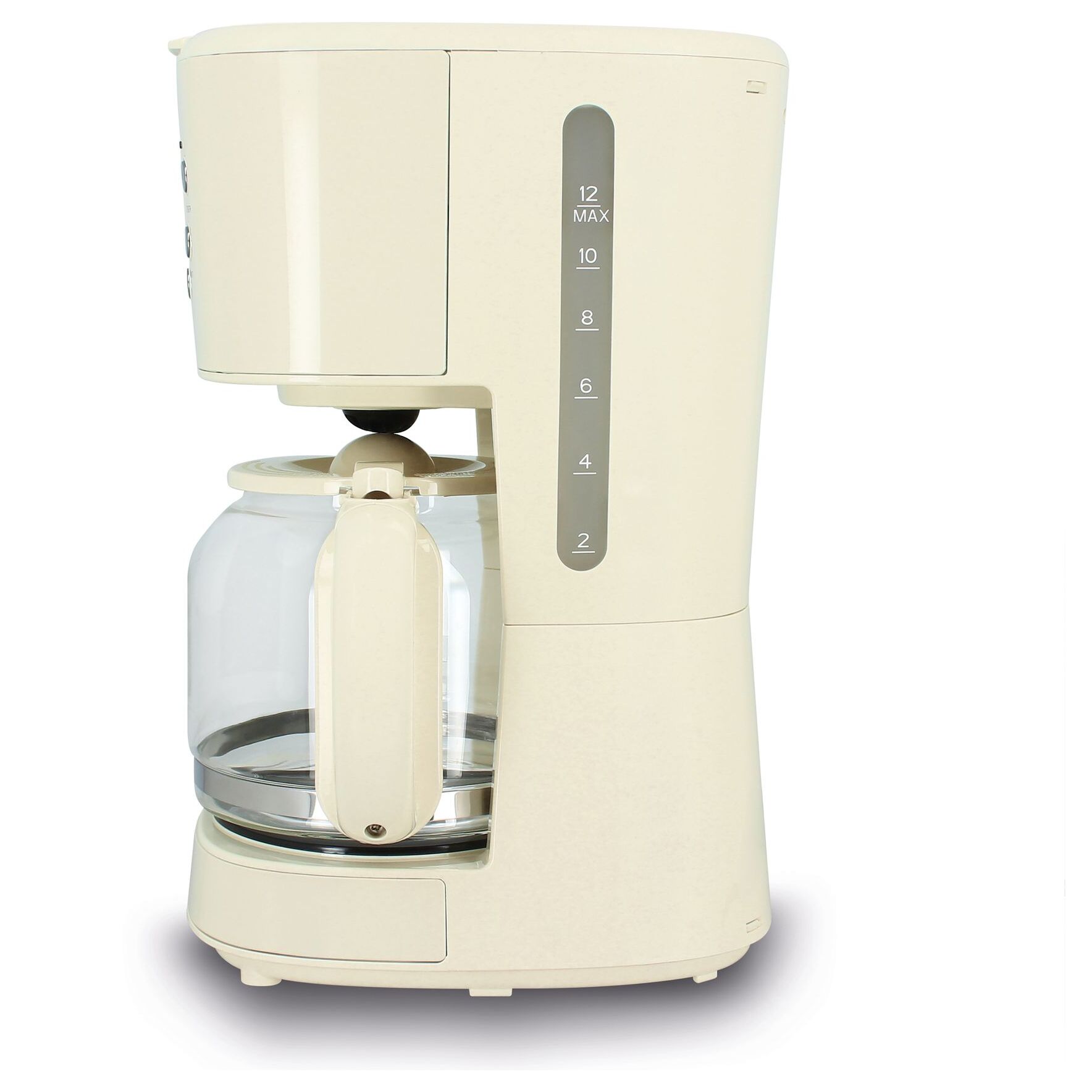 Cafetière electrique 1,5L crème RETRO