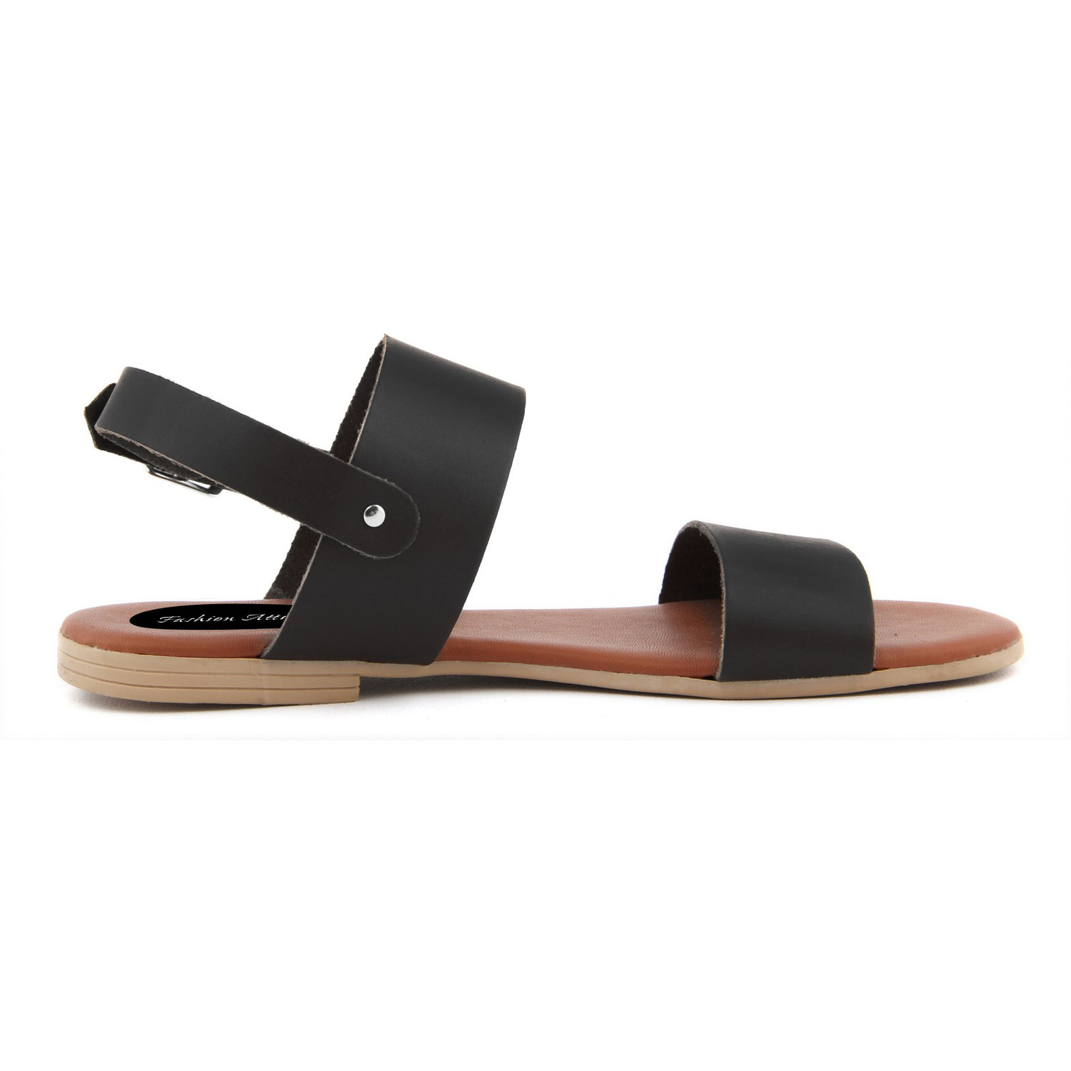 Sandalo Donna in pelle colore Nero