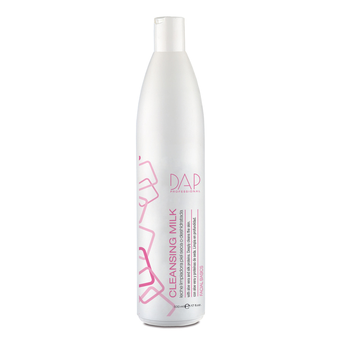 Lait nettoyant peau sèche 500 ml.