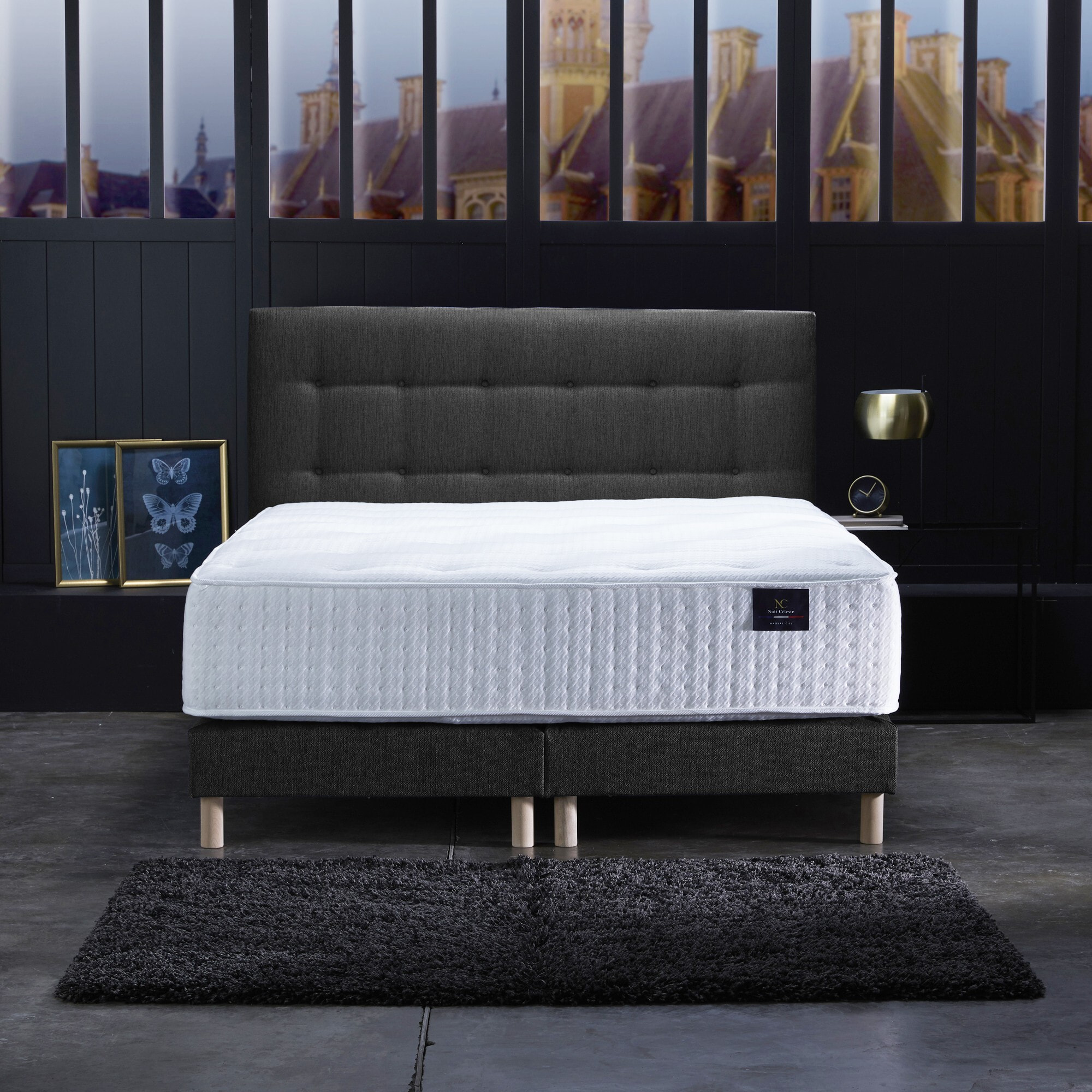 Ensemble matelas HELIOS et sommier confort, qualité et durabilité