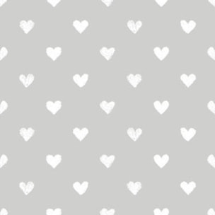 Cool Kids - Juego de Sábanas Estampadas - Infantil - Incluye 1 Funda de Almohada - 100% Algodón - Corazones