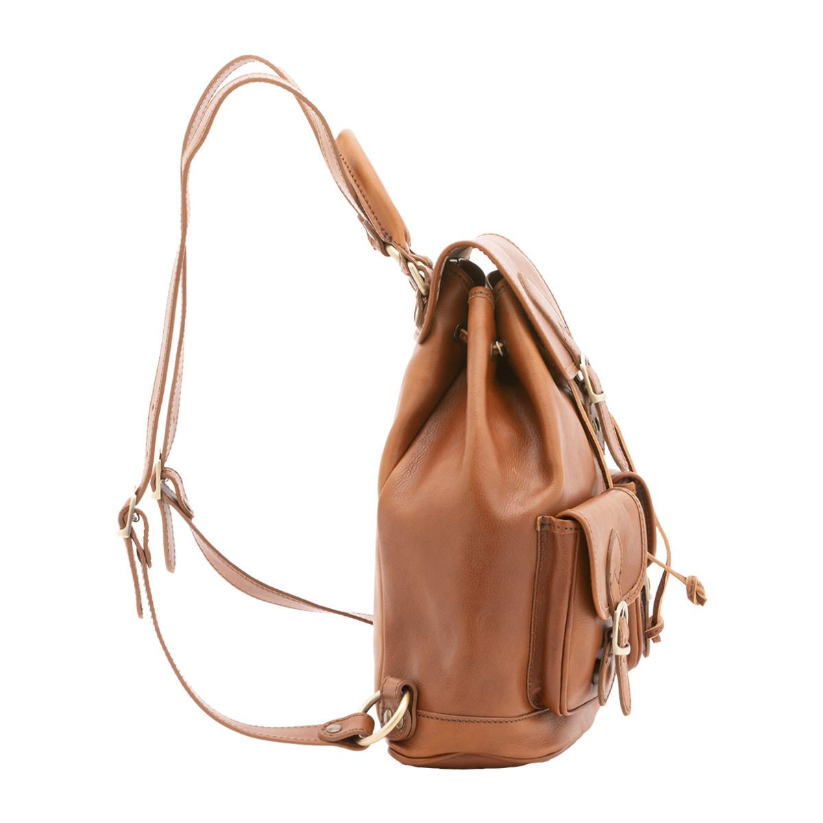 Zaino  unisex In Vera pelle Made in Italy 31x35x13 cm