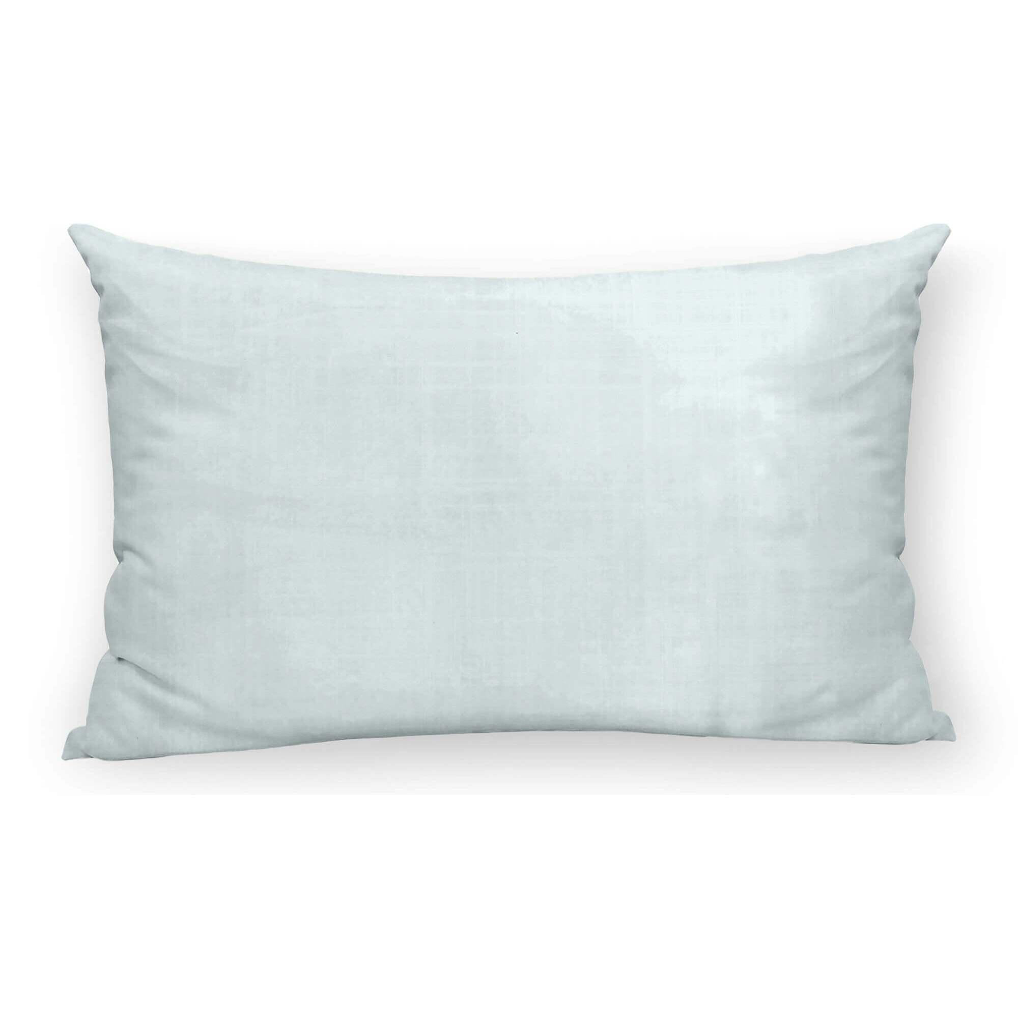 Housse de coussin 100% coton Vert eau 30x50 cm