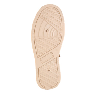 Stivaletti in simil camoscio imbottiti con stringhe