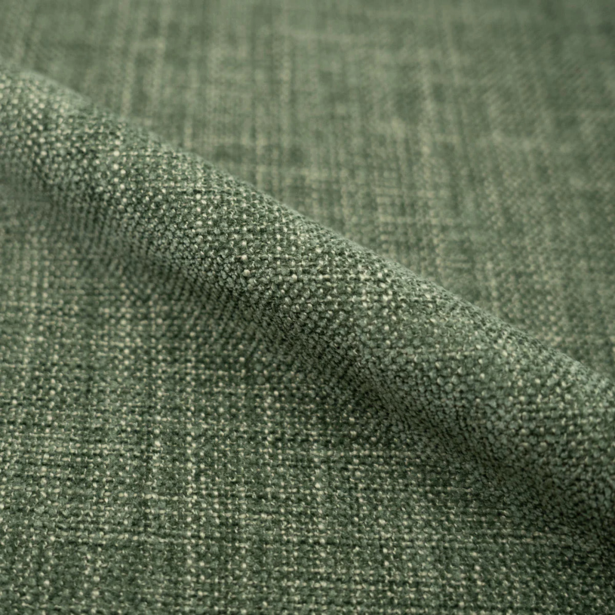 Lot de 2 chaises en tissu texturé vert sapin - Karl