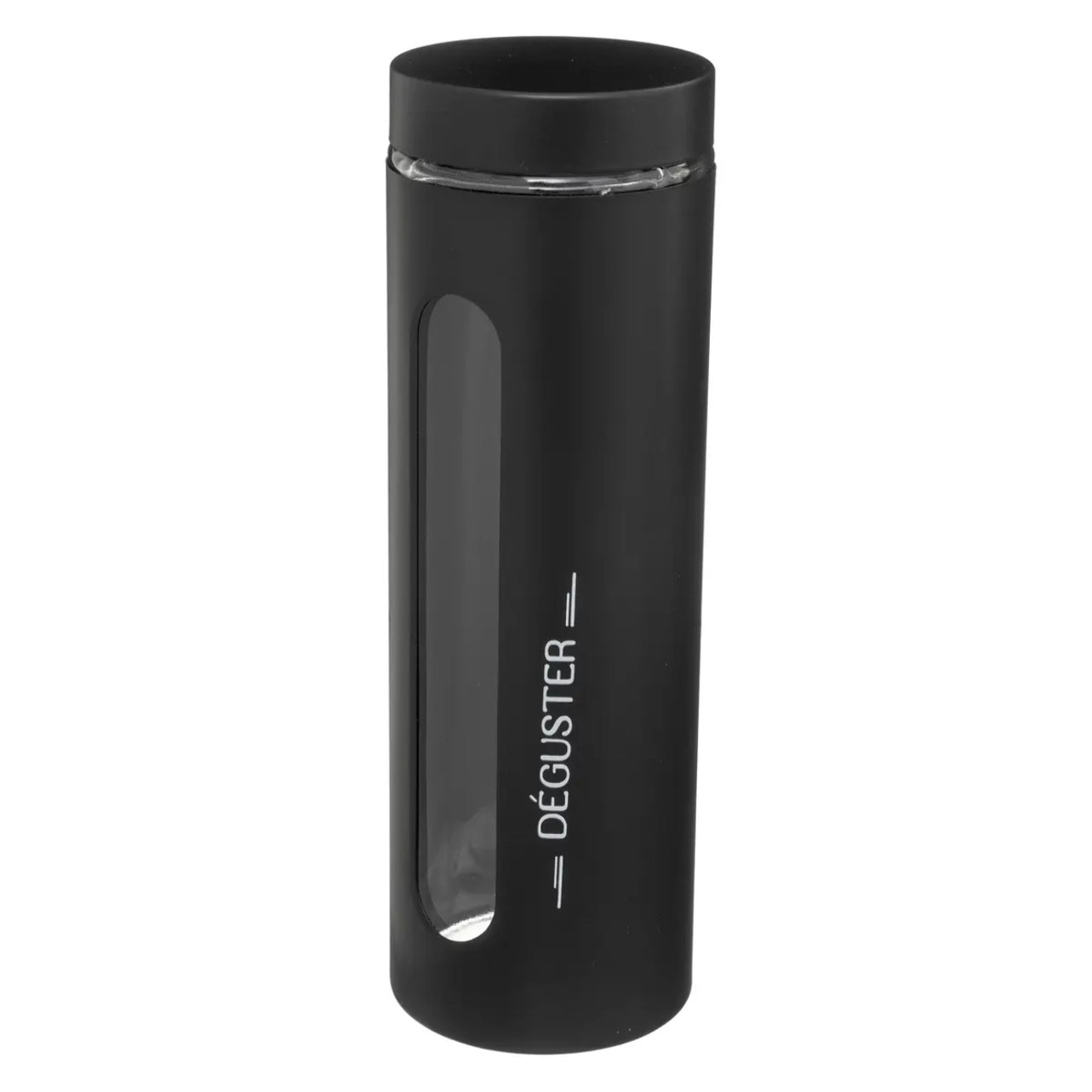 Bocal verre et métal "Ublo" 1,9L noir