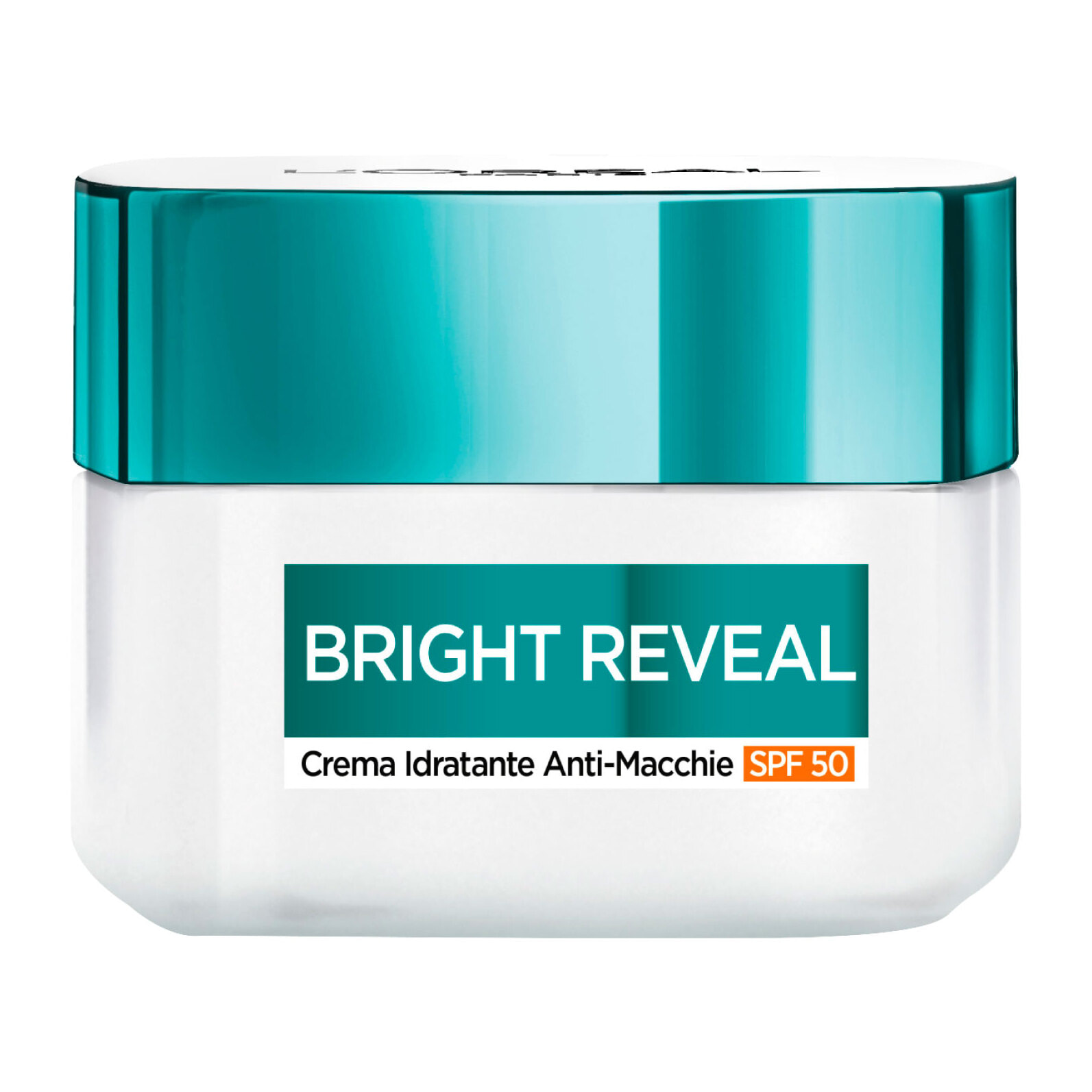 Crema Viso Idratante Anti-Macchie Bright Reveal Protezione UV SPF 50 con Niacinamide e Mexoryl 400 - Barattolo da 50ml