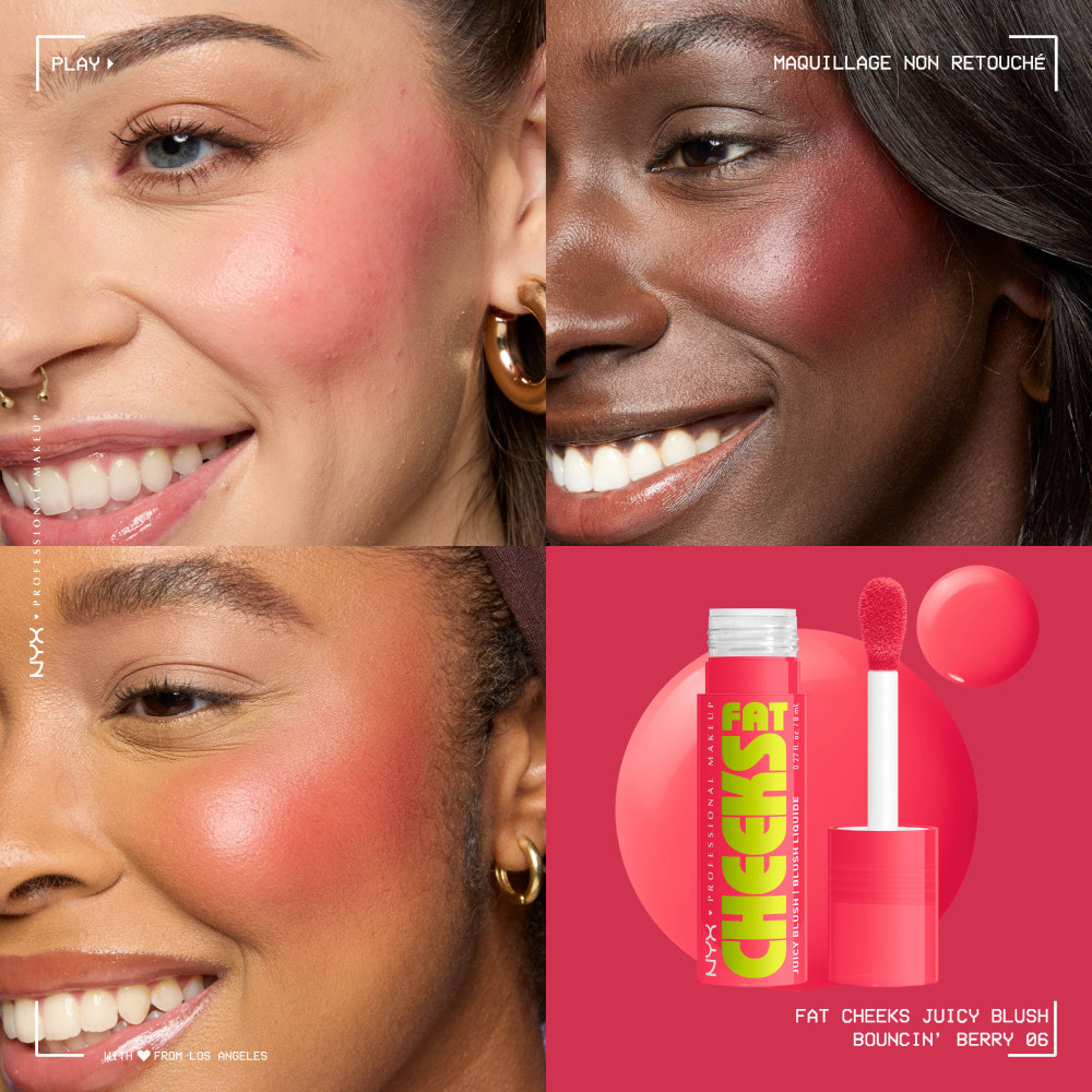 NYX Professional Makeup Fat Cheeks Blush Bouncin' Berry