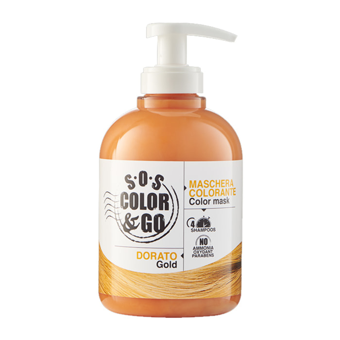 ALAMA Professional SOS Color & Go Mascarilla Colorante Dorada 300ml