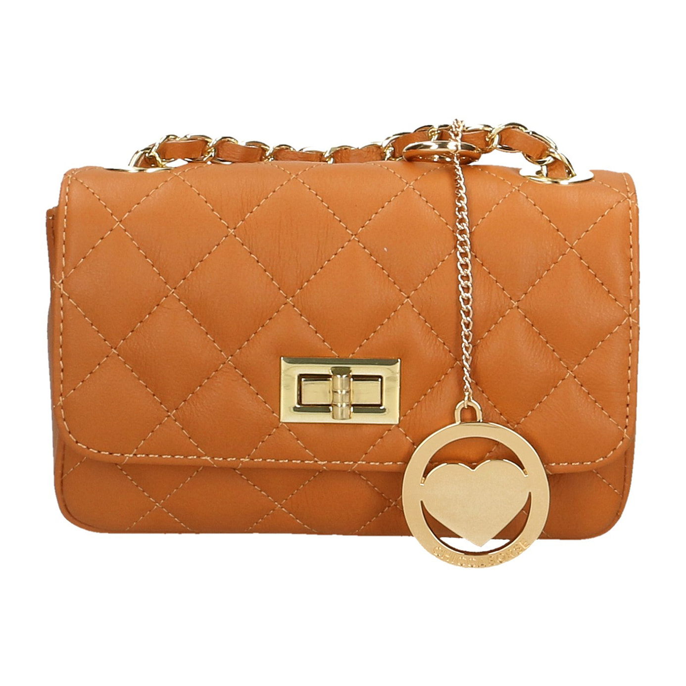 Chicca Borse Borsetta Clutch Cuoio