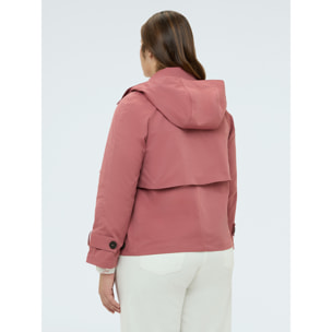 Fiorella Rubino - Trench corto doppiopetto - Rosa