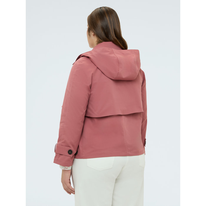 Fiorella Rubino - Trench corto doppiopetto - Rosa