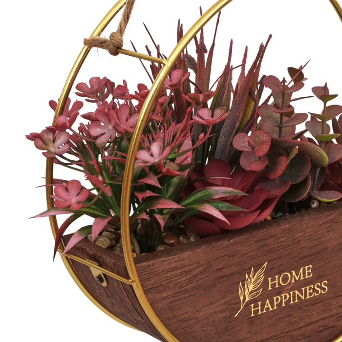 Plante artificielle Krist H.20cm marron