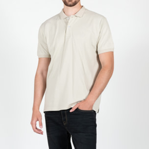 Polo basic con logo ricamato