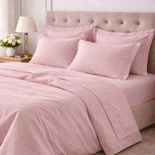 COTONISSIMI Completo Letto Tinta Unita in 100% puro cotone