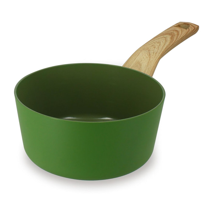 Casserole 16cm avec revêtement céramique vert - tous feux COLORAMA