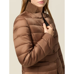 Oltre - Piumino lightweight trapuntato - Marrone