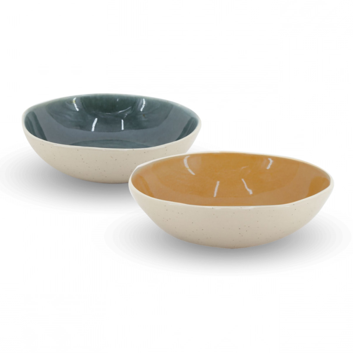 Lot de 6 assiettes creuses, CORALIA