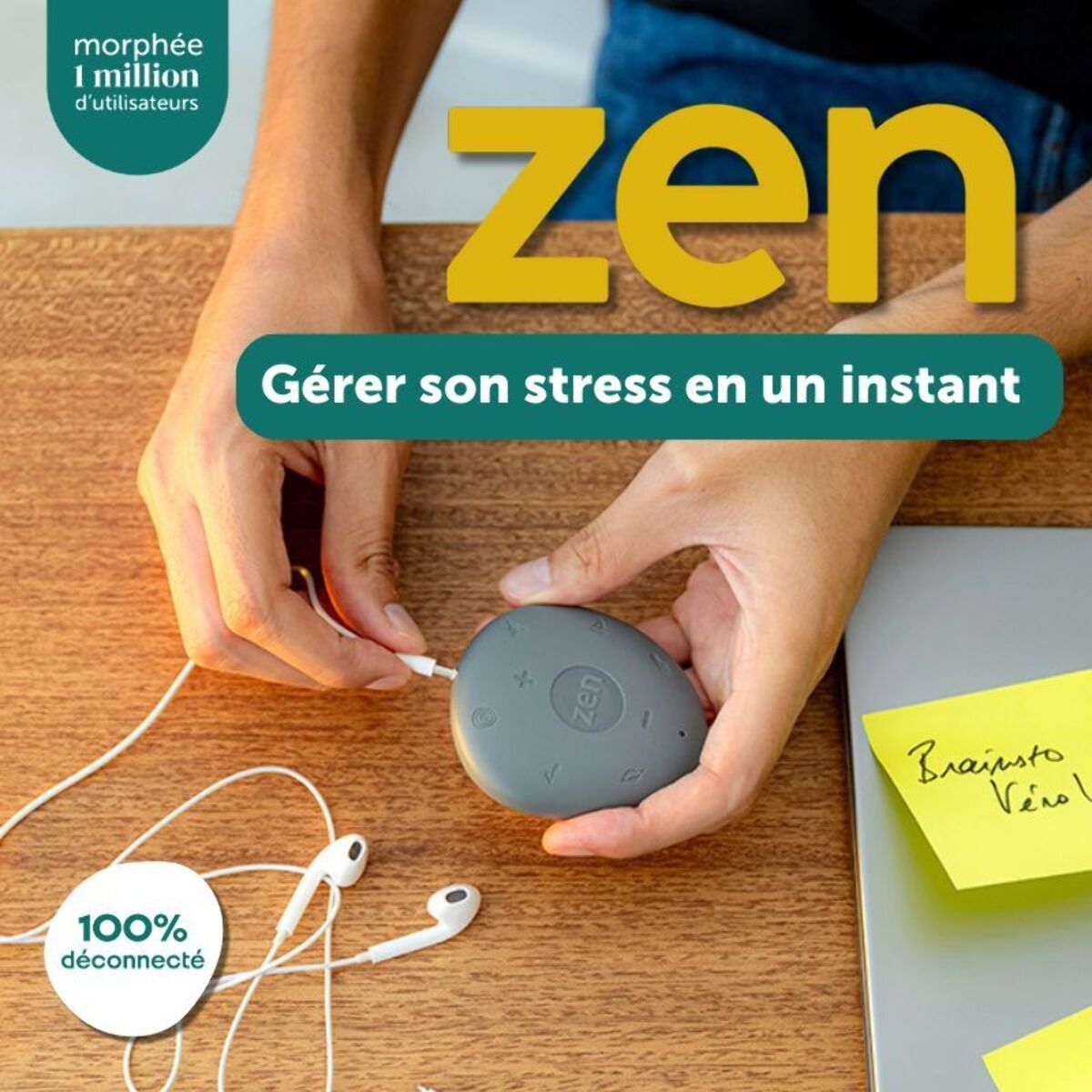Box de méditation MORPHEE Zen - Galet de relaxation
