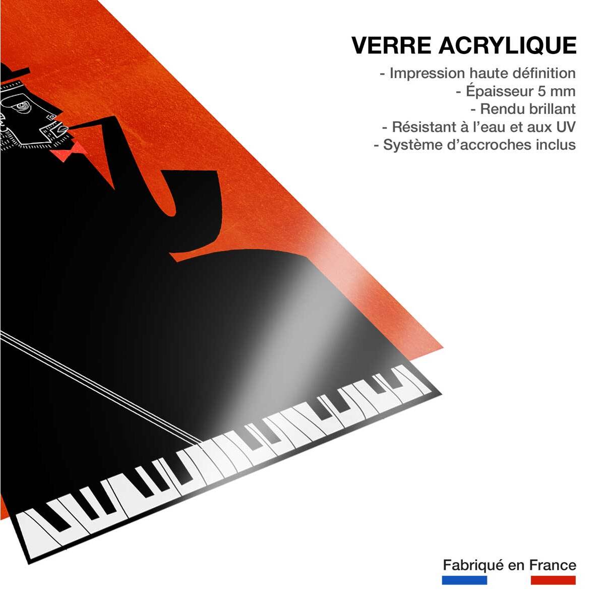 Tableau musique trio Tableau plexiglas