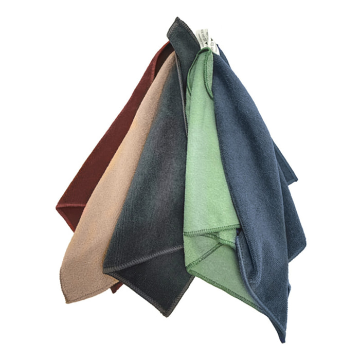 Lot de 5 lavettes microfibre Multicolor MSV