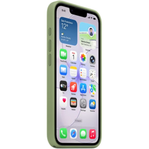 Coque APPLE iPhone 17e silicone Magsafe Vert