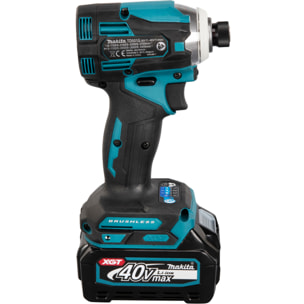 Visseuse à chocs XGT TD001GD201 220 Nm - MAKITA - avec batterie 40V 2.5Ah - chargeur - MakPakTD001GD201