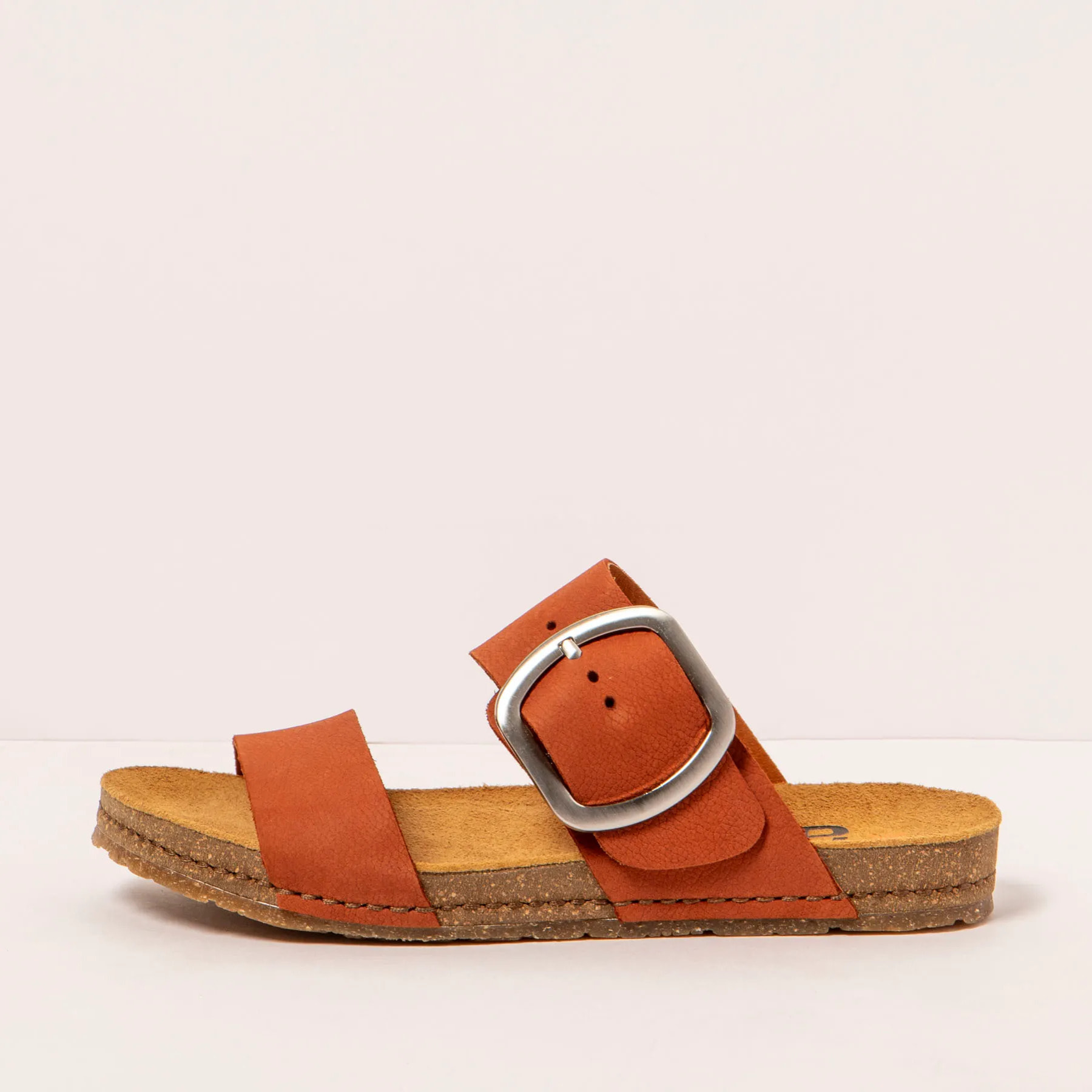 Sandalias 0175 NOBUCK DARK ORANGE/ CRETA color Dark orange