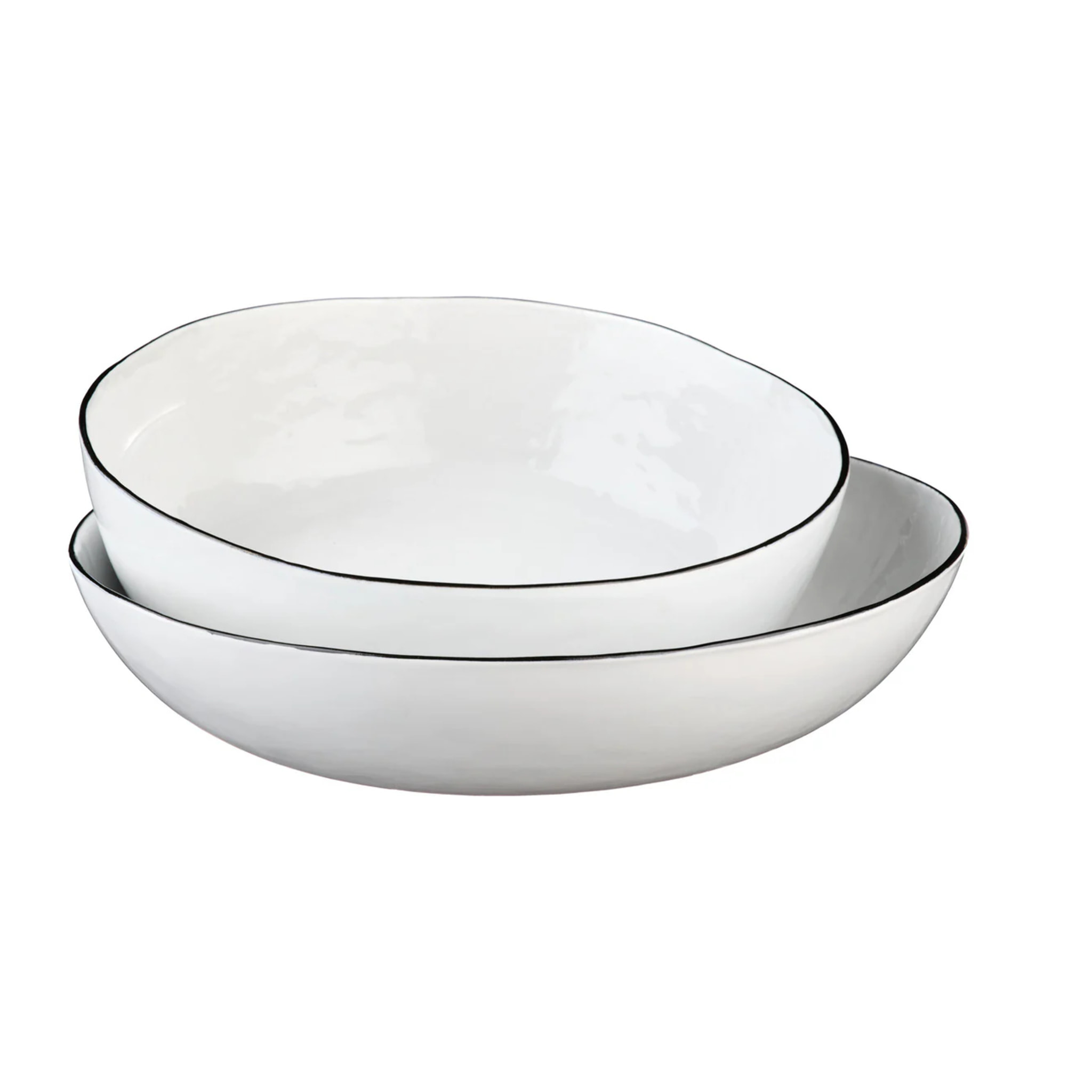 Corbeille à fruit PURE Ø29cm et Ø33,5cm - 2 pièces - Blanc Neige