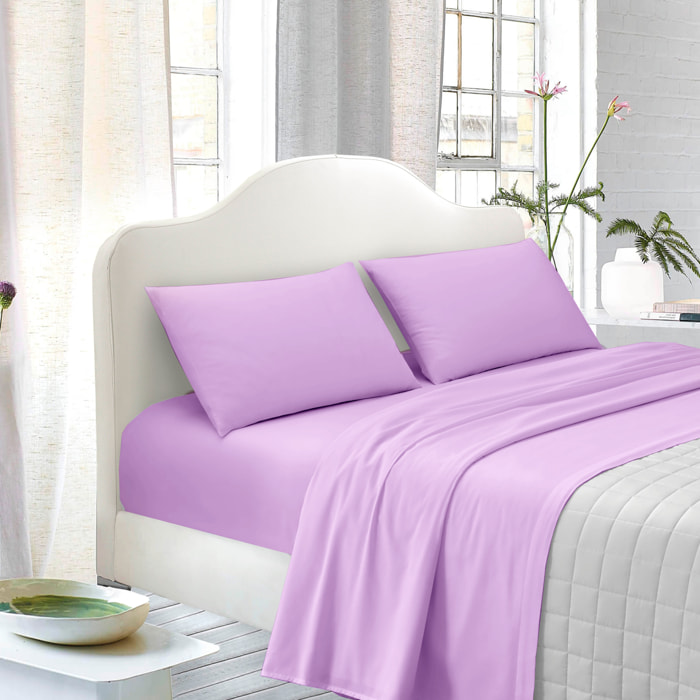 STYLE & COTTON Completo letto 1 piazza tinta unita malwa