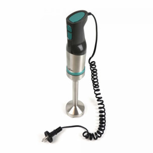 Batidora de mano JATA JEBT1853 de 1000 W. 4 cuchillas. 2 velocidades. Cable en espiral. Incluye vaso medidor