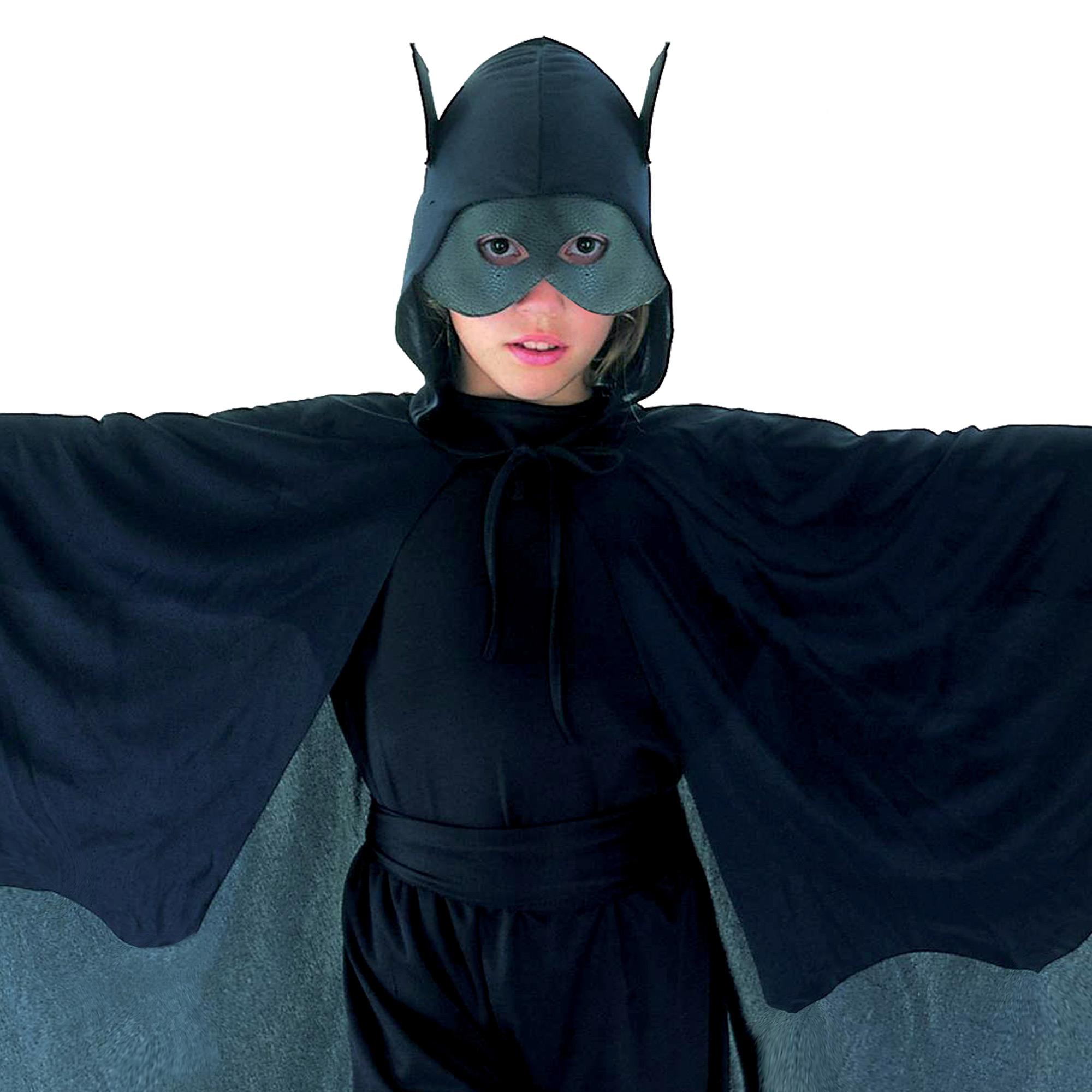 Travestimento Costume Halloween Pipistrello Nero Bambino